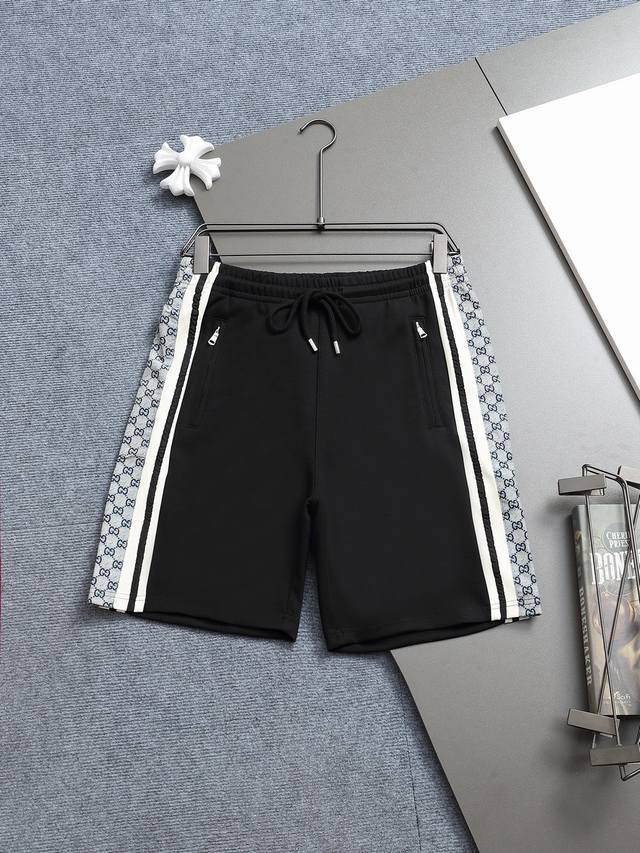 Gucci 25Ss counter same style terry shorts couple style ~ Made of cotton terry f