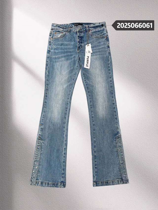 Purp* Bra* Trendy Slim Jeans Size:29-30-31-32-33-34-36-38-40#6061 Purp* Trendy S
