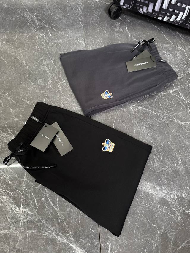 Dg Dolce & Gabbana 25Ss new straight casual pants! Made of customized copper-amm