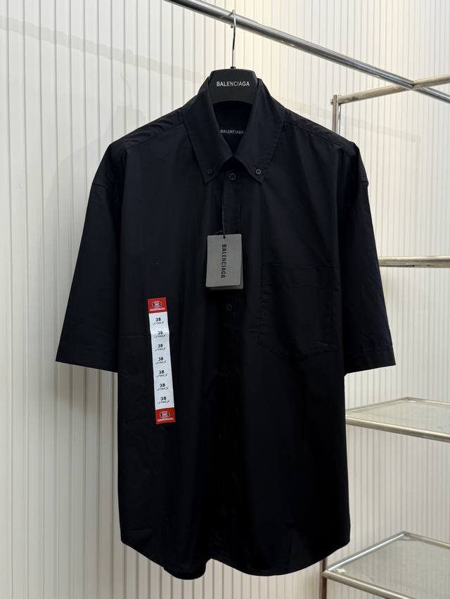 Bal Paris 25Ss Size Tag Loose Short Sleeve Shirt Size: SML Xl