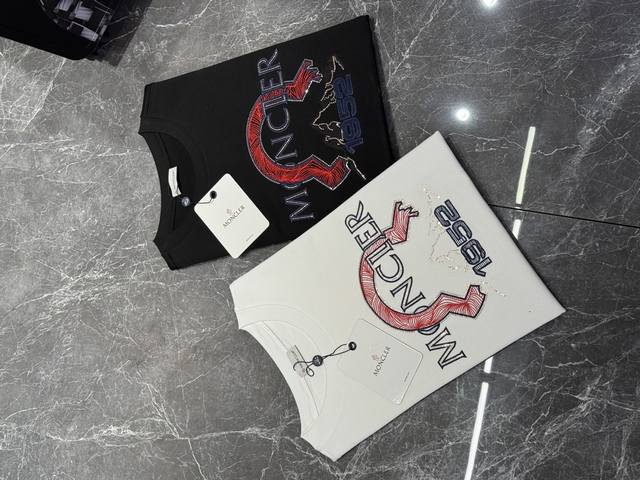 Mon 25Ss Spring and Summer T-shirt new arrival! Three-dimensional snow mountain