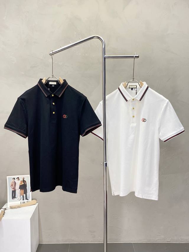 Gucci exclusive new original men's casual short-sleeved high-end customization h