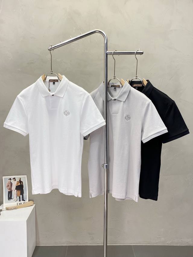 Lp-Loro Piana exclusive new original men's casual short-sleeved high-end customi