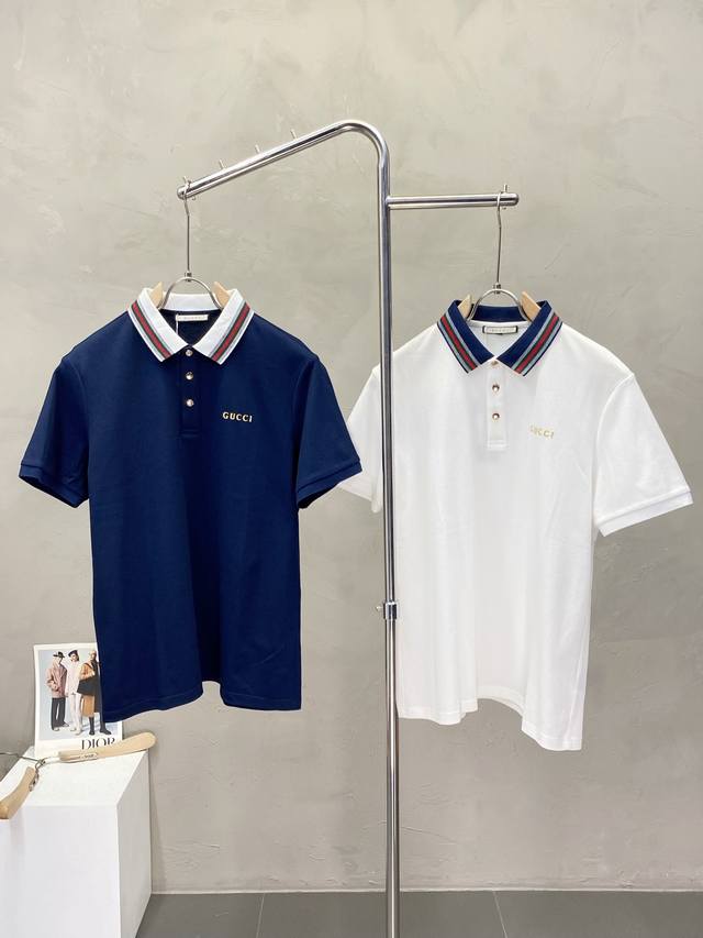 Gucci exclusive new original men's casual short-sleeved high-end customization h