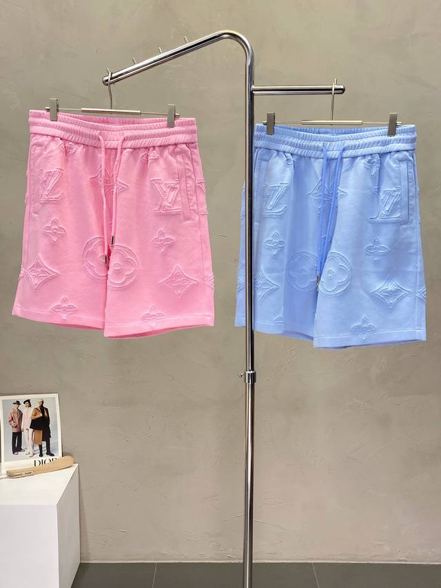 Louis Vuitton exclusive new high-end version of casual shorts! Custom-made fabri