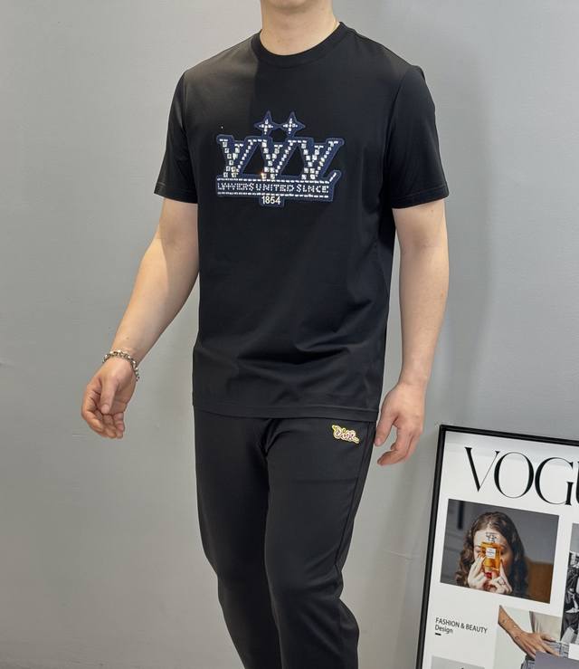 Donkey brand *2025S new short-sleeved T-shirt, fashionable and trendy. Summer co
