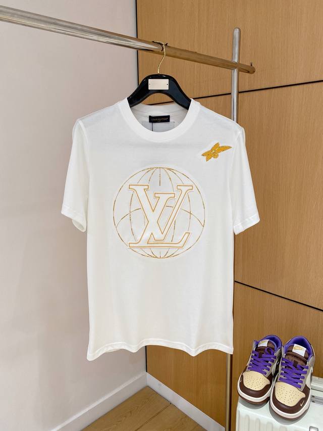 New Moncler 2025Fw Spring and Summer new round neck T-shirt for outerwear, three
