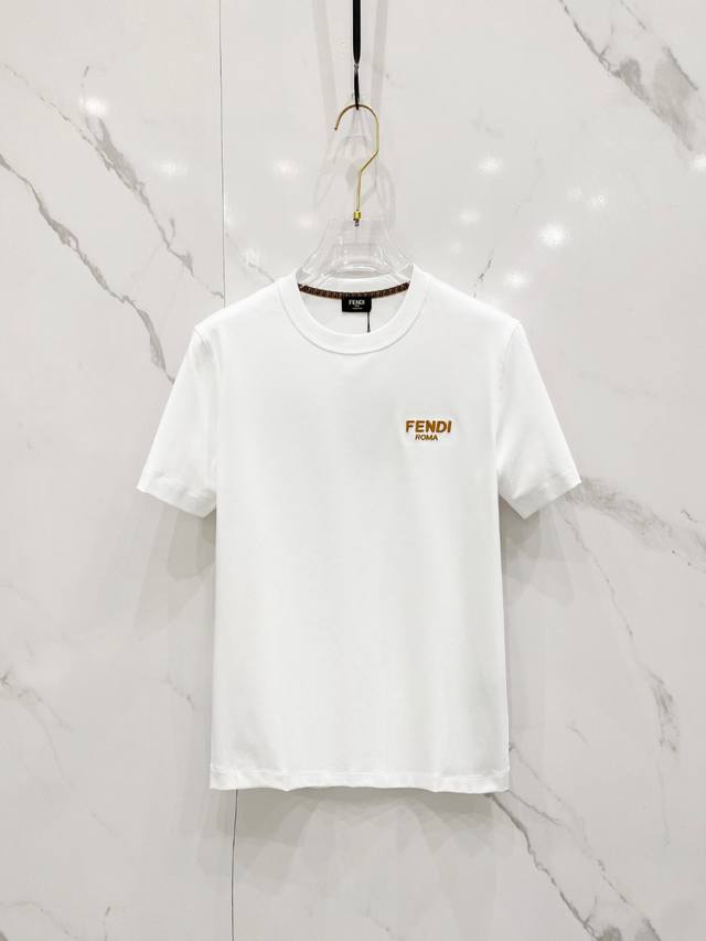 Fendi 2025 Spring and Summer New Release Counter Latest Short Sleeve Round Neck