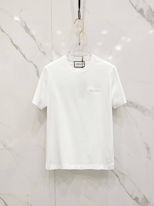 Gucci 2025 Spring and Summer New Release Counter Latest Short Sleeve Round Neck