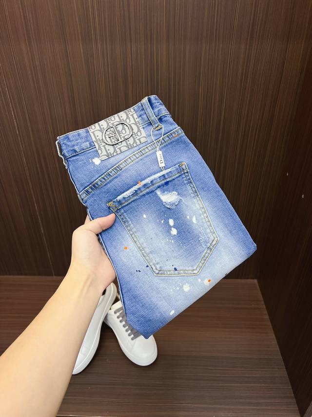 Dior 2025Ss summer new original high-end hot-selling denim shorts super customiz