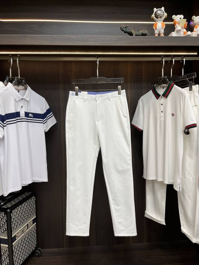 Gucci exclusive new trendy men's fashion casual trousers, high-end European orig