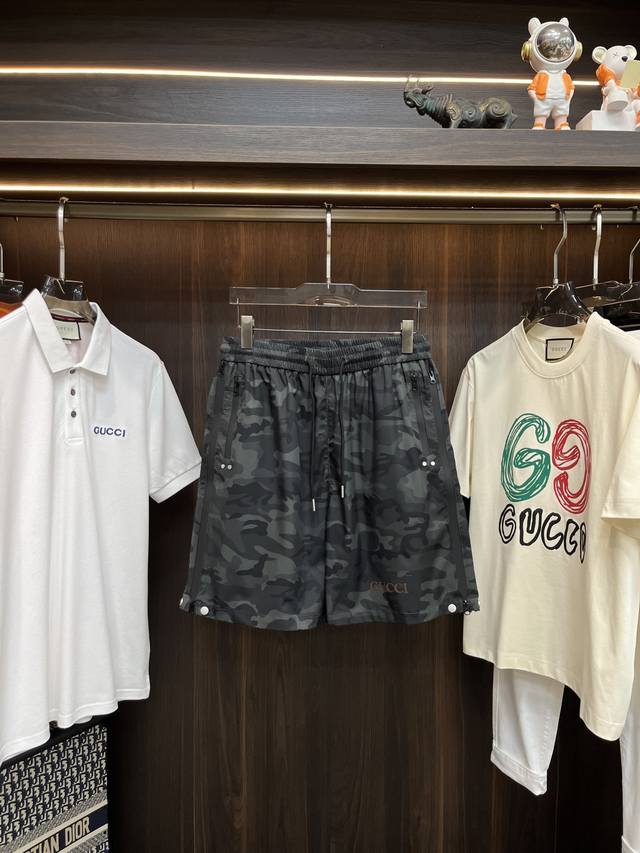 Mainly promote Gucci 2025Ss summer new men's casual shorts, high-end version! Cu