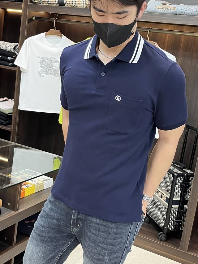 promotes Gucci's 2025 new double G embroidered Polo shirt series, which offers a