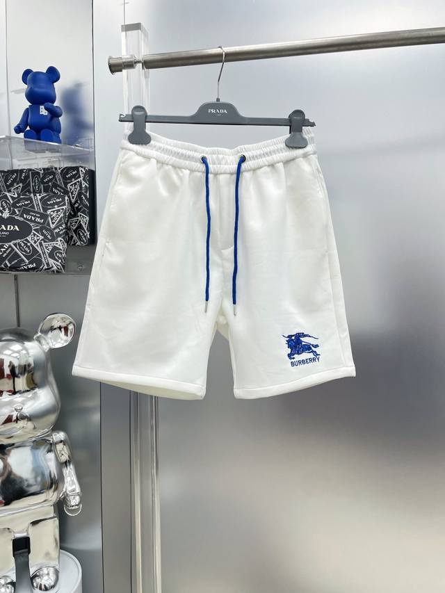 Bbr Burberry 2025Ss Spring/Summer Letter Casual Shorts Rr Very comfortable to we