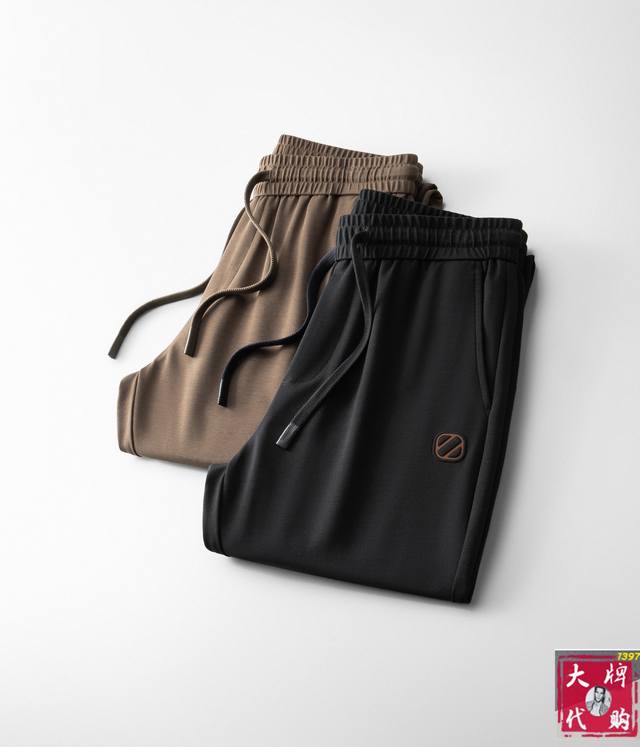 Zegna new product. Custom-made high-quality fashionable elastic casual pants. Su