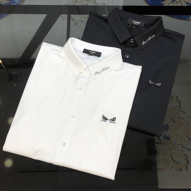 Fd Fendi's new men's casual long-sleeved shirt is on sale on the official websit
