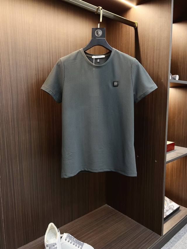 Givenchy 2025 Spring and Summer new men's crew neck shirt short sleeve series sh