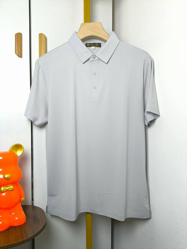 Lp2025Ss Spring and summer new fashion hot lapel T-shirt, casual and fashionable