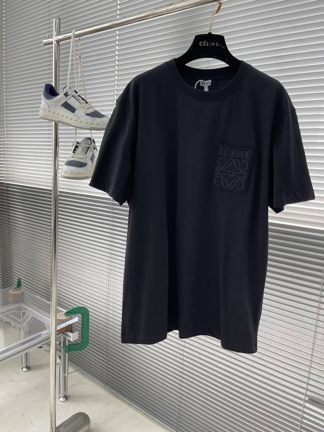 Loew Anagram pocket short sleeves Customized satin precision ultra-soft cotton,