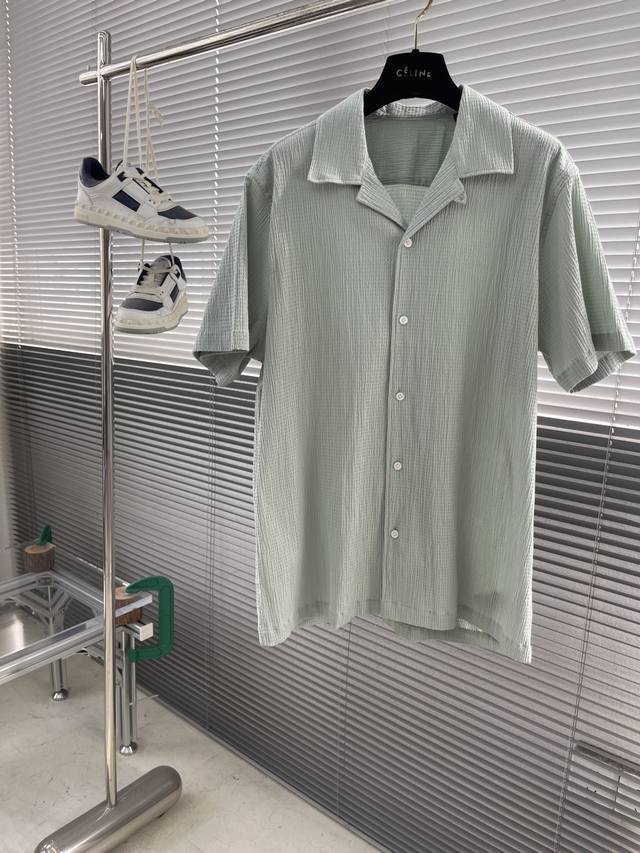 Z Zegn 25 Spring and Summer new Ez men's fashion casual short-sleeved shirt! Tra