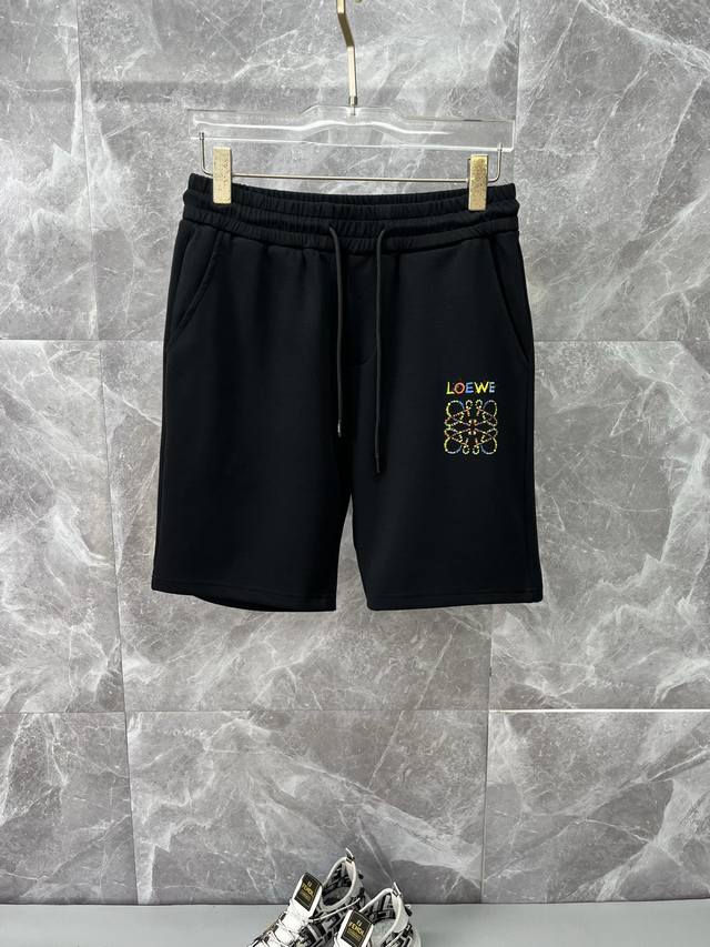 Loewe new style 2025 spring and summer new casual pants shorts, imported high-de