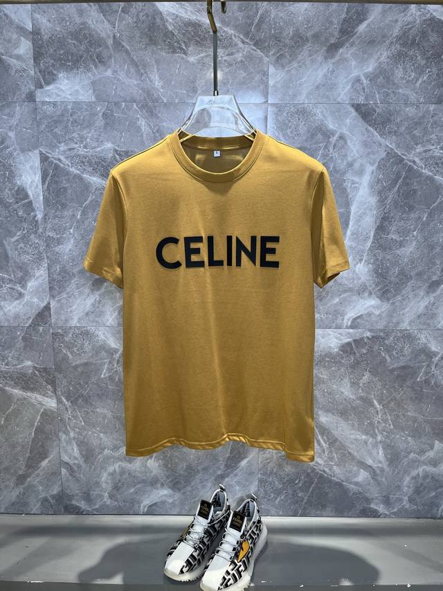 Celine's latest fashion round-neck short-sleeved T-shirt for spring and summer 2