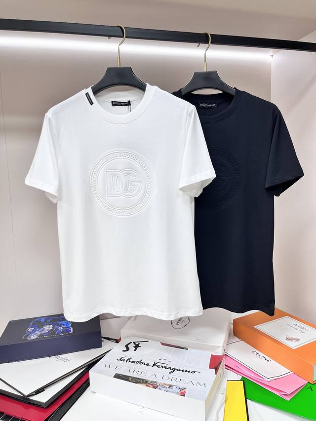 Mainly promote D&G Exclusive spring new Dolce & Gabbana fashion casual round nec