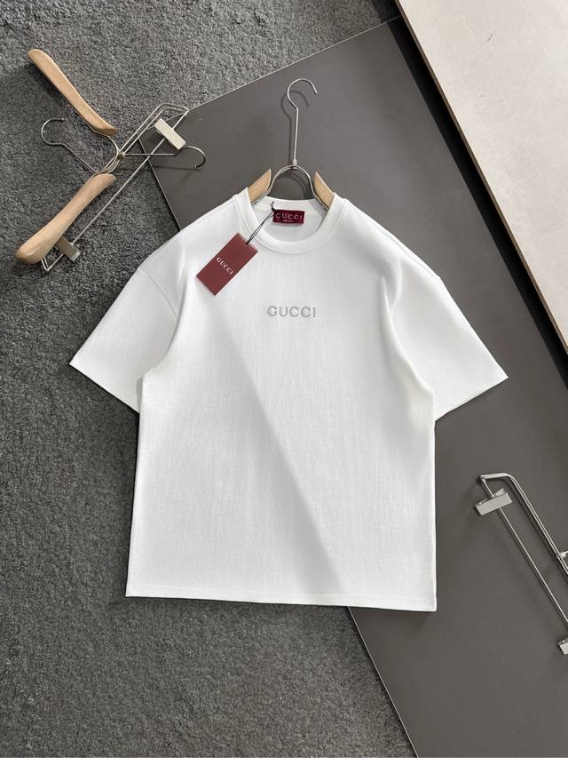 Guc 2025Ss spring and summer latest round neck fashion short-sleeved T-shirt, of