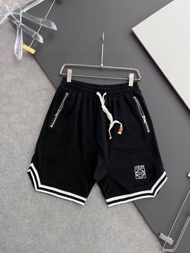 Loe* Spring and Summer shorts new style Three-dimensional Logo Tajima embroidery