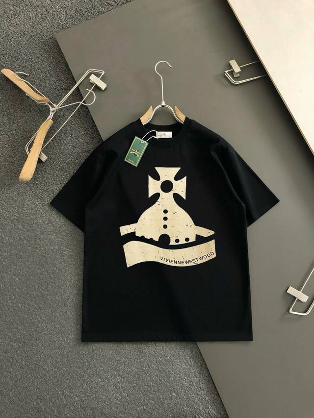 Vvw 2025 Spring and Summer New Releases, Latest Short-sleeved Round Neck T-shirt