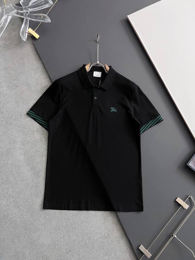 Bur* Spring and Summer new men's short-sleeved Polo shirt, the brand's latest de