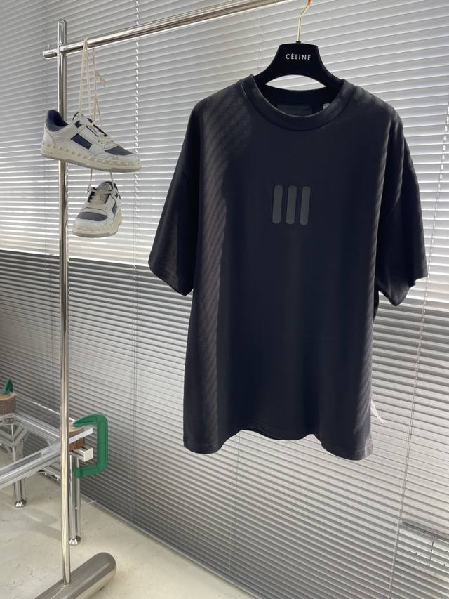 Fog 25Ss three-bar loose unisex short-sleeved T-shirt An American fashion brand