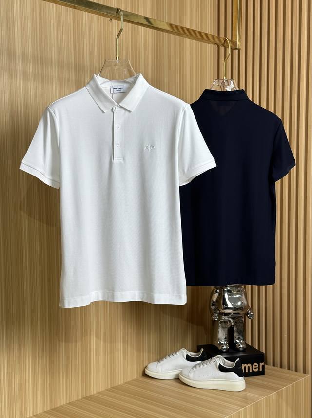 Original factory original D] Ferraga* Fila* Ss new summer letter logo embroidere