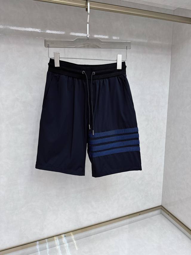 New summer men's casual shorts, high-end custom fabrics, breathable fabrics, hig