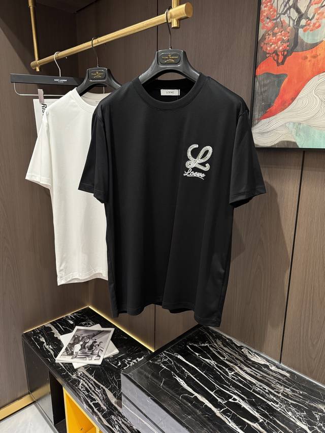 Loe 25S new summer casual round neck short sleeves, size M-4Xl