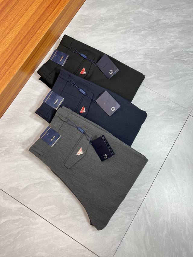 Prada 2025 Spring and Summer New Products Three Standards Complete Trousers Cas