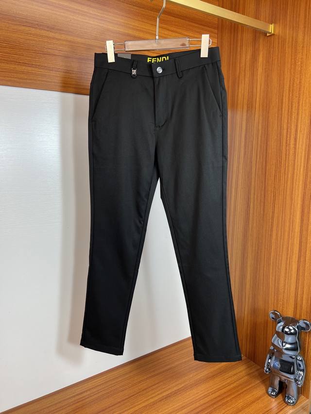 Fendi 2025 spring and summer new products, three complete labels, suit pants, c