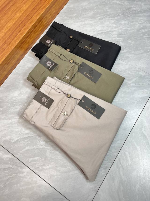 Versace 2025 Spring and Summer New Products Three Standards Complete Suit Pants