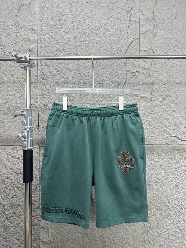 Chrome Hearts Ch 2025Ss new cross casual shorts. Customized pure cotton fabric 3