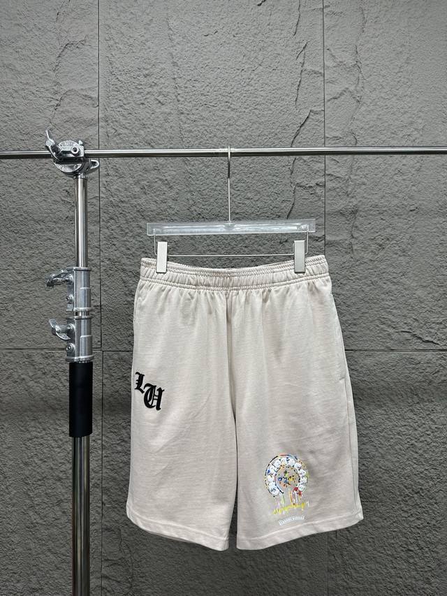 Chrome Hearts Ch 2025Ss new cross casual shorts. Customized pure cotton fabric 3