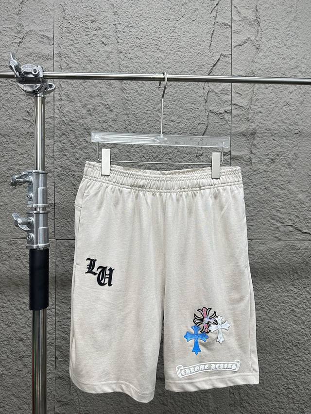 Chrome Hearts Ch 2025Ss new cross casual shorts Customized pure cotton fabric 35