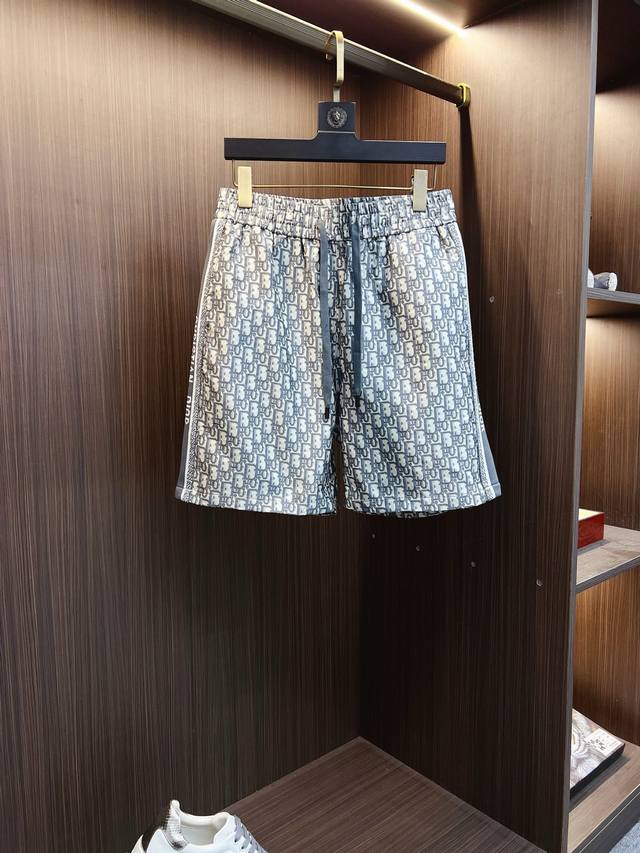 Dior 2025 summer new men's casual shorts, high-end custom summer casual pants, b