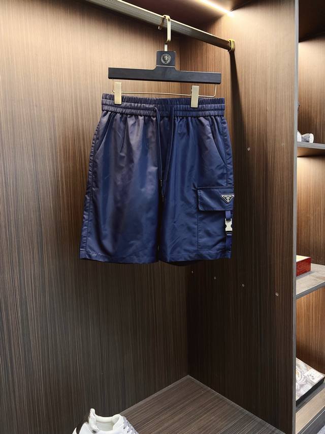 Pula''2025 new summer men's casual shorts, high-end custom summer casual pants,
