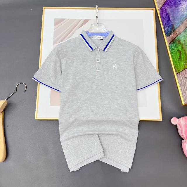 Dior high-end customization, 2025Ss early spring new fashion lapel short-sleeved