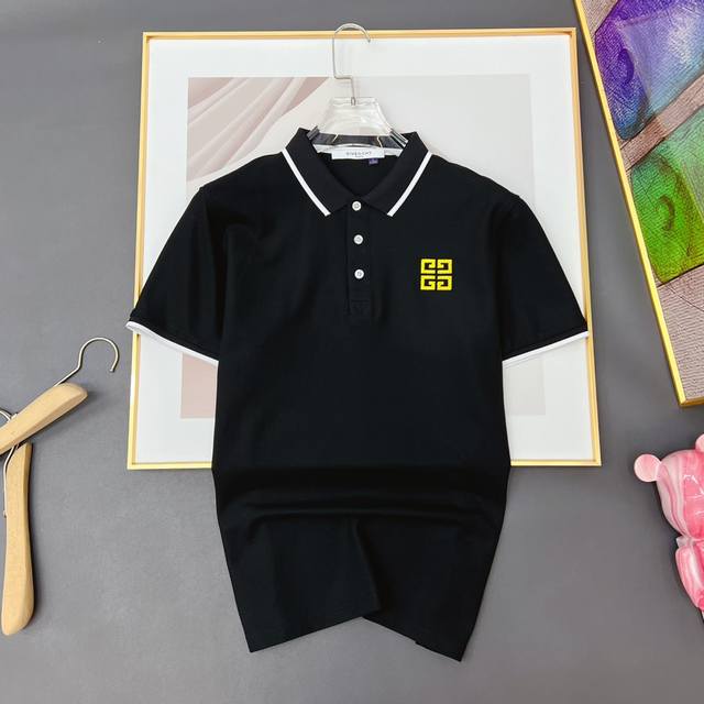 Givenchy high-end customization, 2025Ss early spring new fashion lapel short-sle