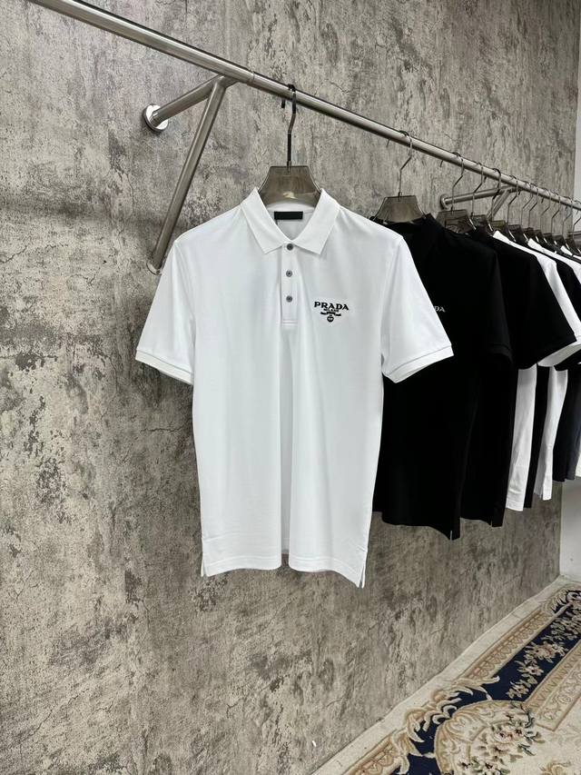 New 25Ss P's latest silk pearl Polo original customization top customization Log