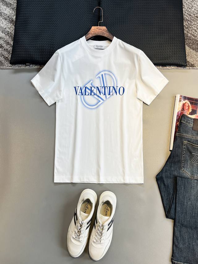 Vltn# 2025 Spring and Summer New Releases, Latest Short-sleeved Round Neck T-shi