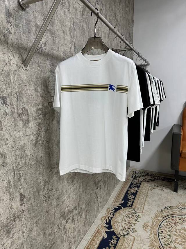New 25Ss Bbr Hot short-sleeved shirt Customized eco-friendly logo Classic versat
