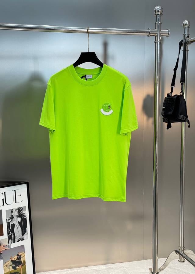Moncle*Moncle 25S new trendy brand T-shirt. Unisex! Classic brand graphics on th