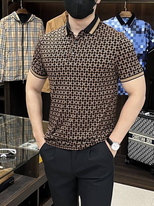 Mainly promote Armani 2025Ss Snake Year new Armani lapel boutique short-sleeved